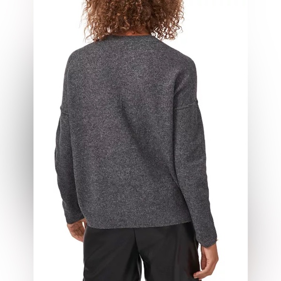 Vince Camuto Charcoal Crew Neck Sweater - Picture 2 of 6